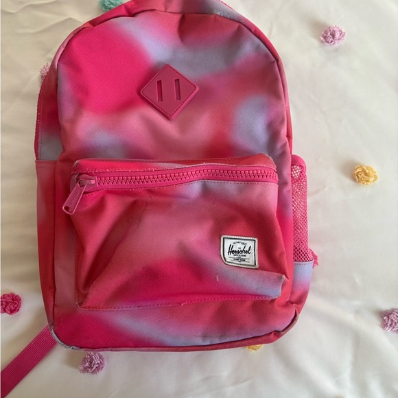 Herschel Supply Company Kids Pink and Gray Backpack - Picture 1 of 2